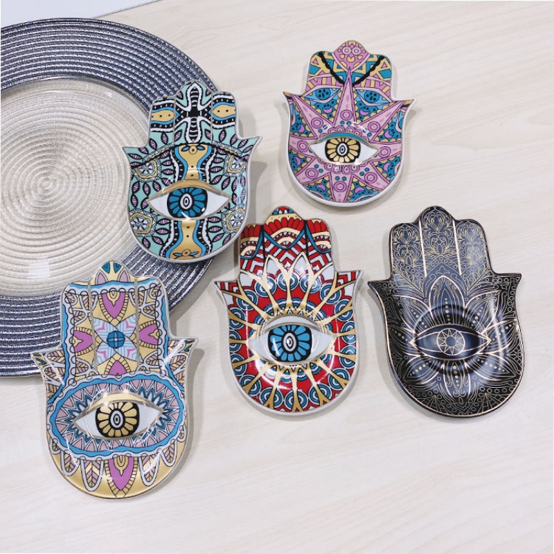 Ceramic Evil Eye Hamsa Hand of - Home Decor Humacao บทวิจารณ์และราคา