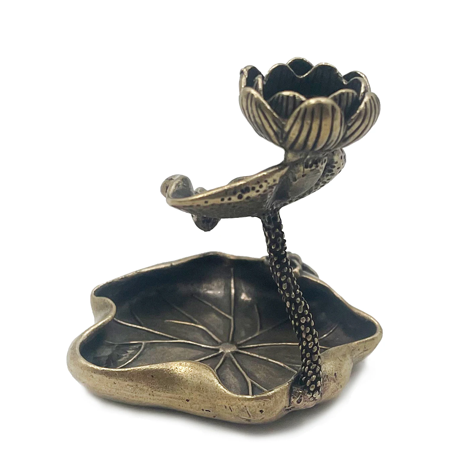 Antique Brass Lotus Leaf Backf - Home Decor Humacao บทวิจารณ์และราคา