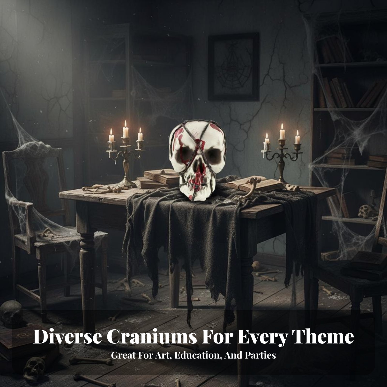 Realistic Skull Model Horror T - Home Decor You บทวิจารณ์และราคา