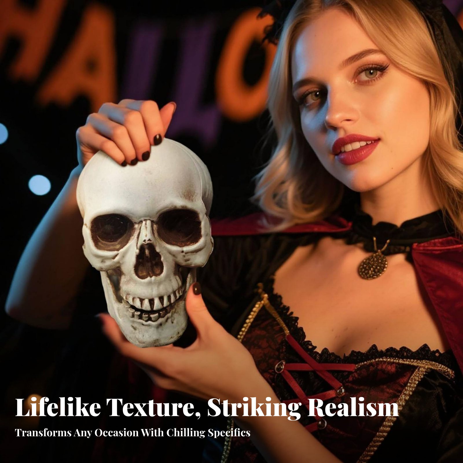 Realistic Skull Model Horror T - Home Decor You บทวิจารณ์และราคา