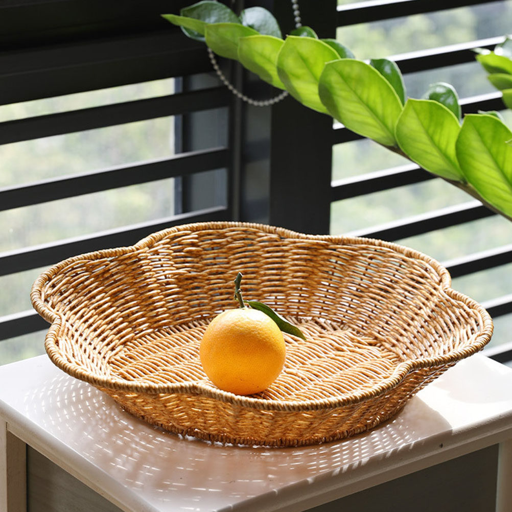 Woven Imitation Rattan Bread B - Home Decor Rattan บทวิจารณ์และราคา