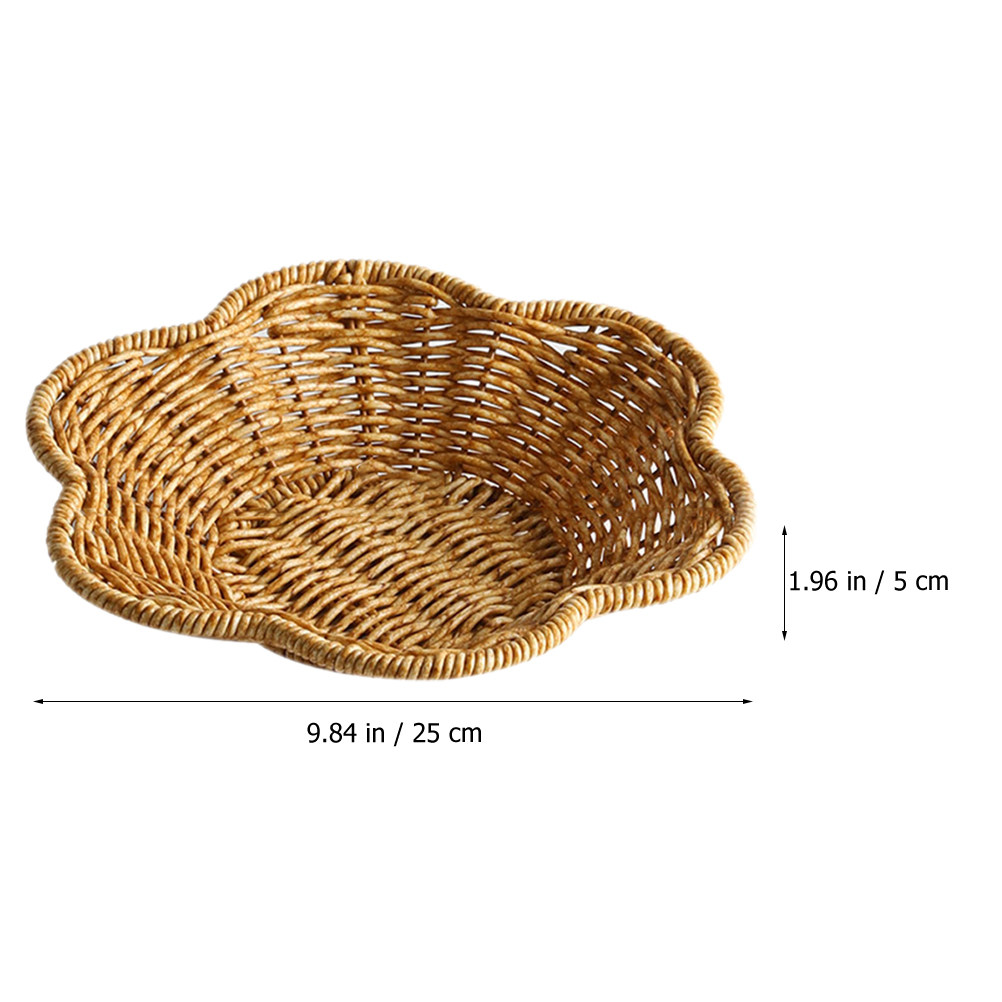 Woven Imitation Rattan Bread B - Home Decor Rattan บทวิจารณ์และราคา