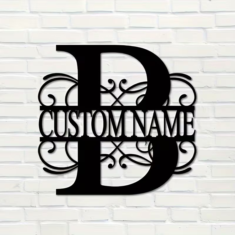 Classic Custom Monogram Metal  - Home Decor Garden บทวิจารณ์และราคา