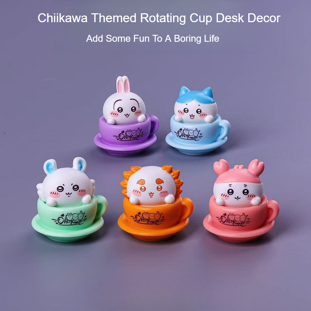 Chiikawa Rotating Cup Figure K - Home Decor Japanese บทวิจารณ์และราคา