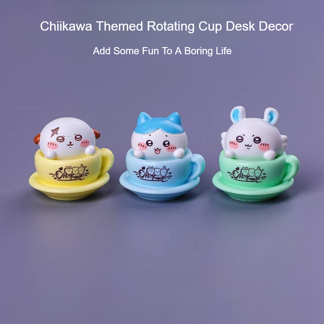 Chiikawa Rotating Cup Figure K - Home Decor Japanese บทวิจารณ์และราคา