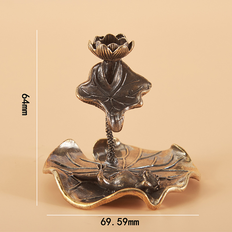 Antique Bronze Lotus Carp Desk - Home Decor Humacao บทวิจารณ์และราคา