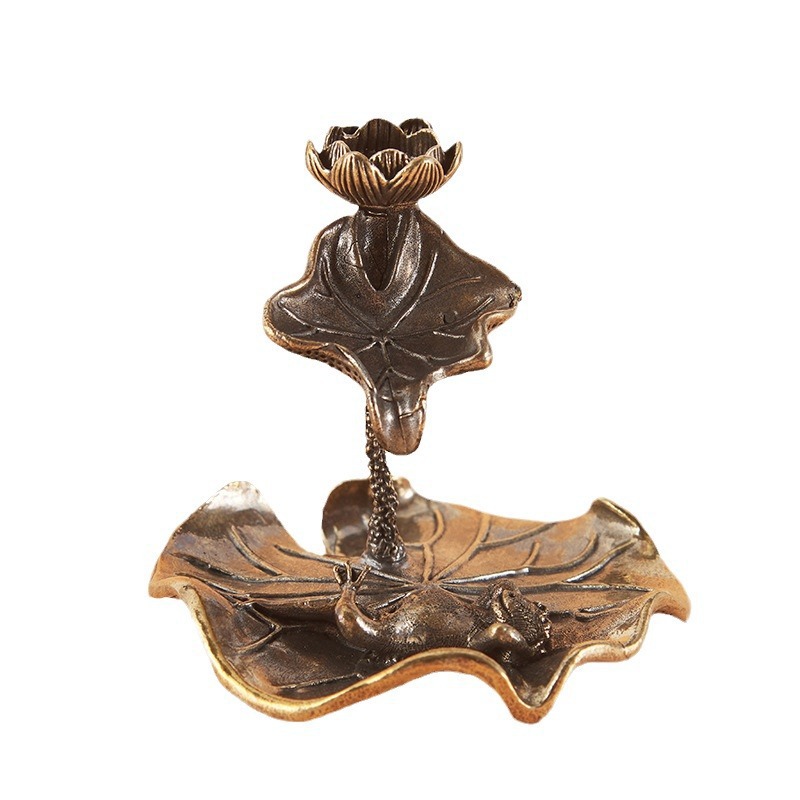 Antique Bronze Lotus Carp Desk - Home Decor Humacao บทวิจารณ์และราคา