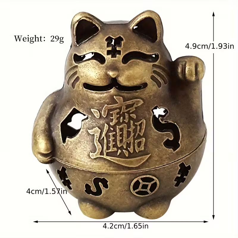 Lucky Cat Incense Burner Elega - Home Decor Humacao บทวิจารณ์และราคา