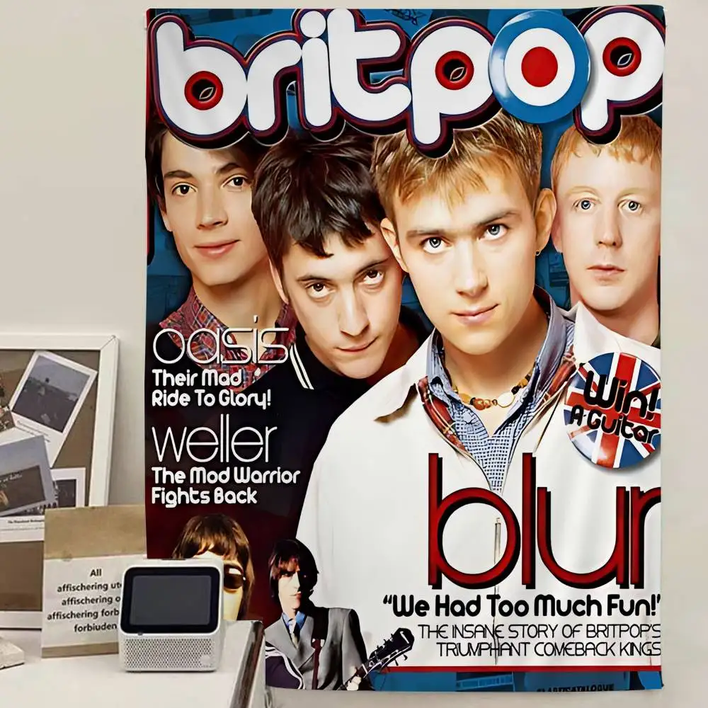 Band Musik Rapper Blur Anime T - Home Decor Hippie บทวิจารณ์และราคา