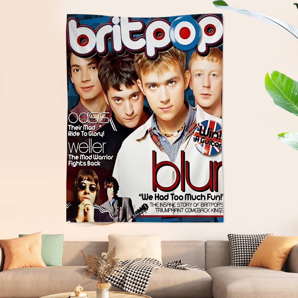 Band Musik Rapper Blur Anime T - Home Decor Hippie บทวิจารณ์และราคา