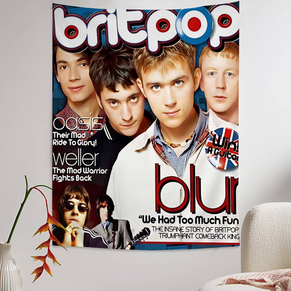 Band Musik Rapper Blur Anime T - Home Decor Hippie บทวิจารณ์และราคา