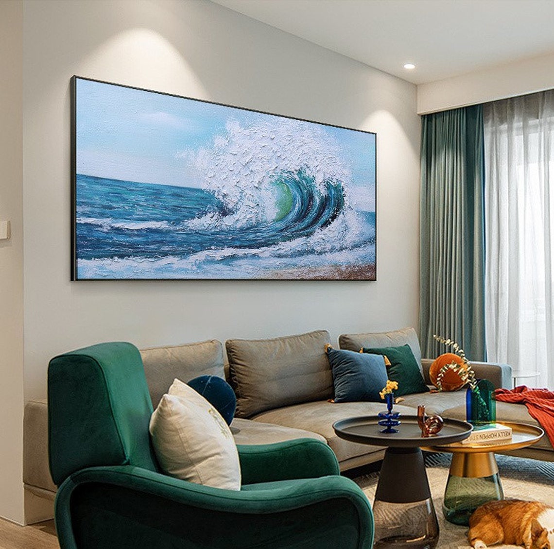 Waves Modern  Large Palette Kn - Home Decor Color Palettes บทวิจารณ์และราคา