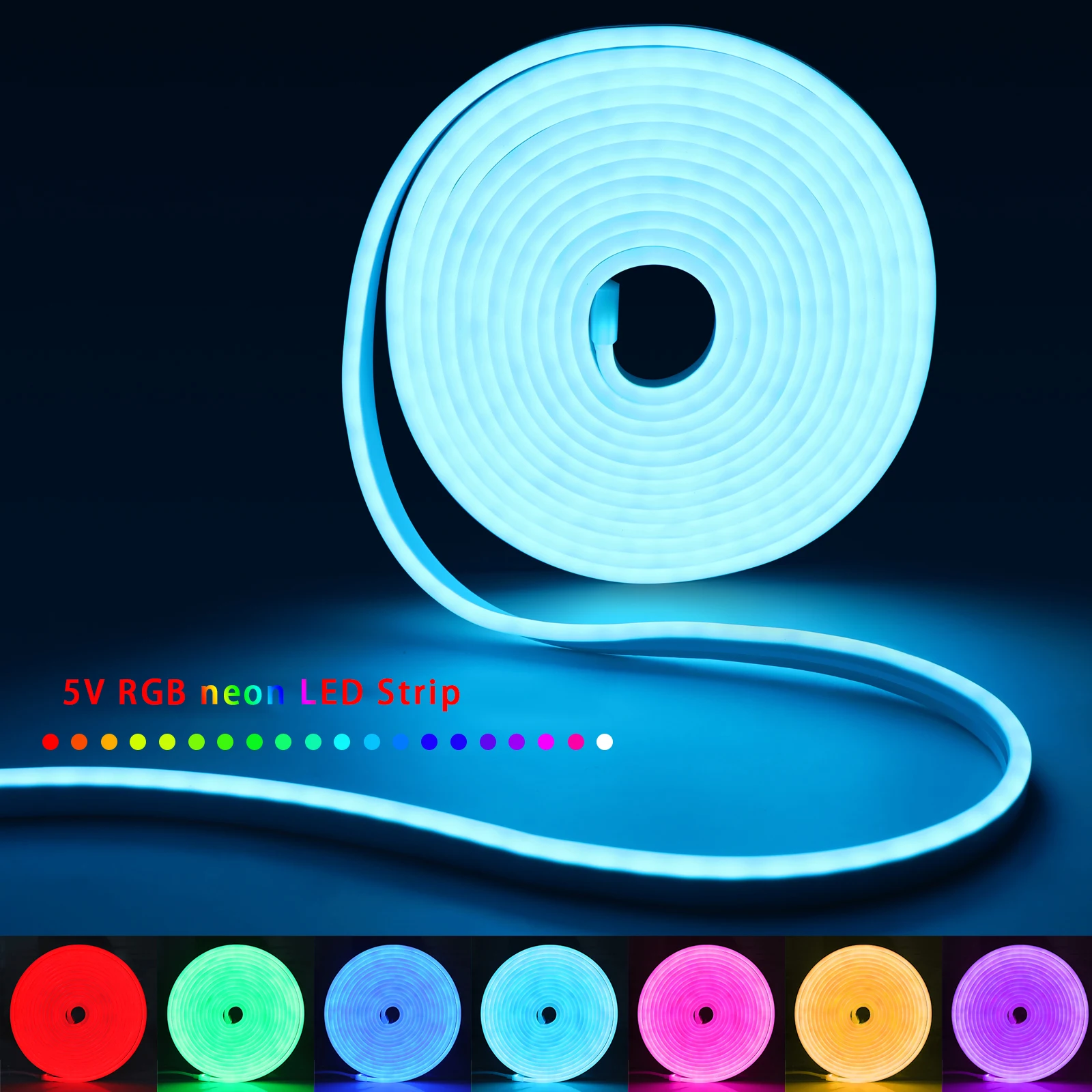 1-5m RGB LED Neon Strip Light  - Home Decor Room บทวิจารณ์และราคา
