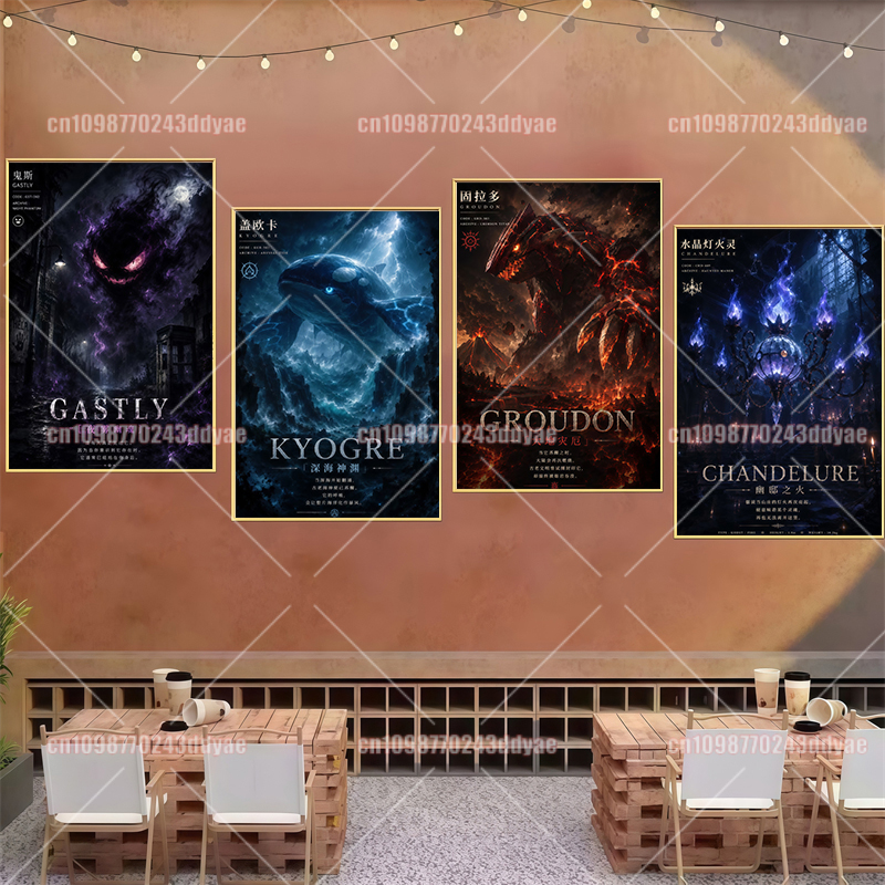 Pokemon Anime Poster HD Printe - Home Decor Living บทวิจารณ์และราคา