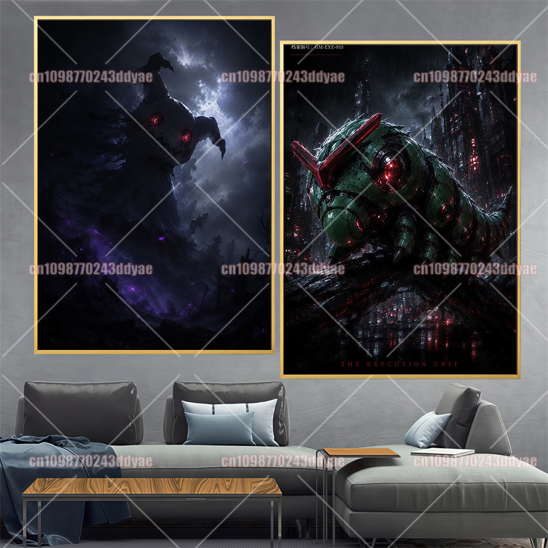 Pokemon Anime Poster HD Printe - Home Decor Living บทวิจารณ์และราคา
